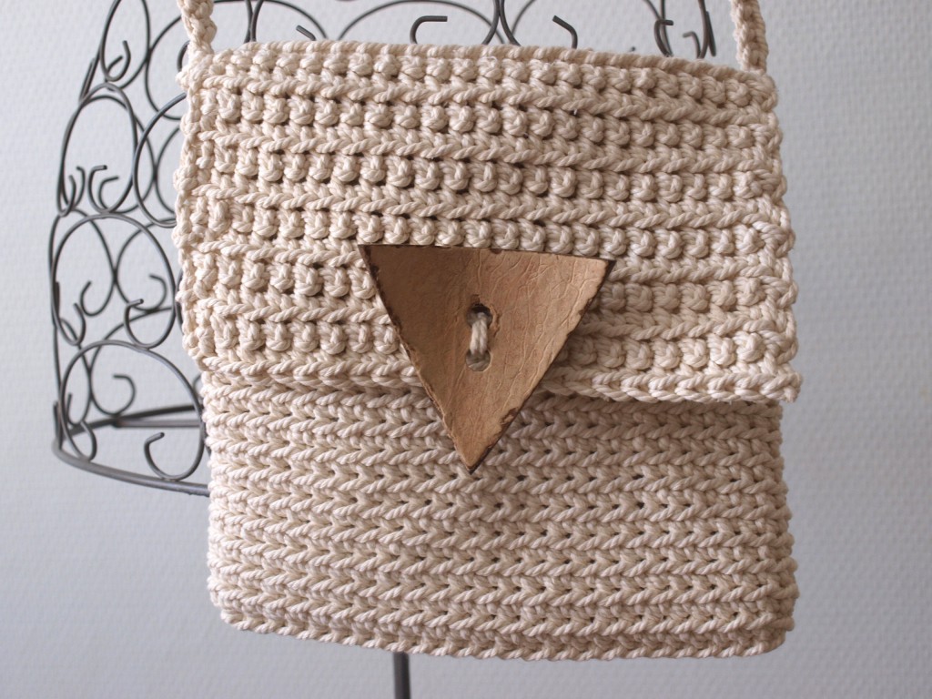 Sac Coco, crocheté main en coton