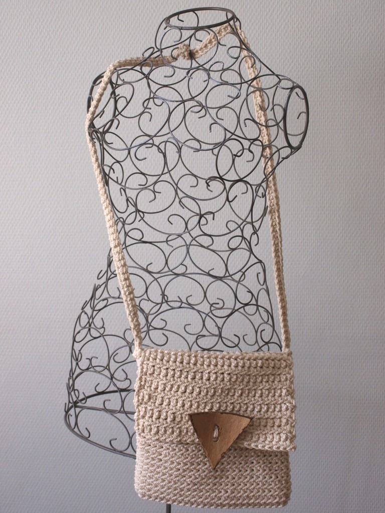 Sac Coco, crocheté main en coton