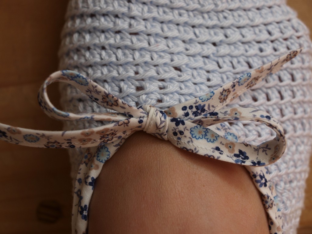 Chaussons Liberty au crochet