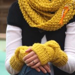 snood et mitaines Hyppie