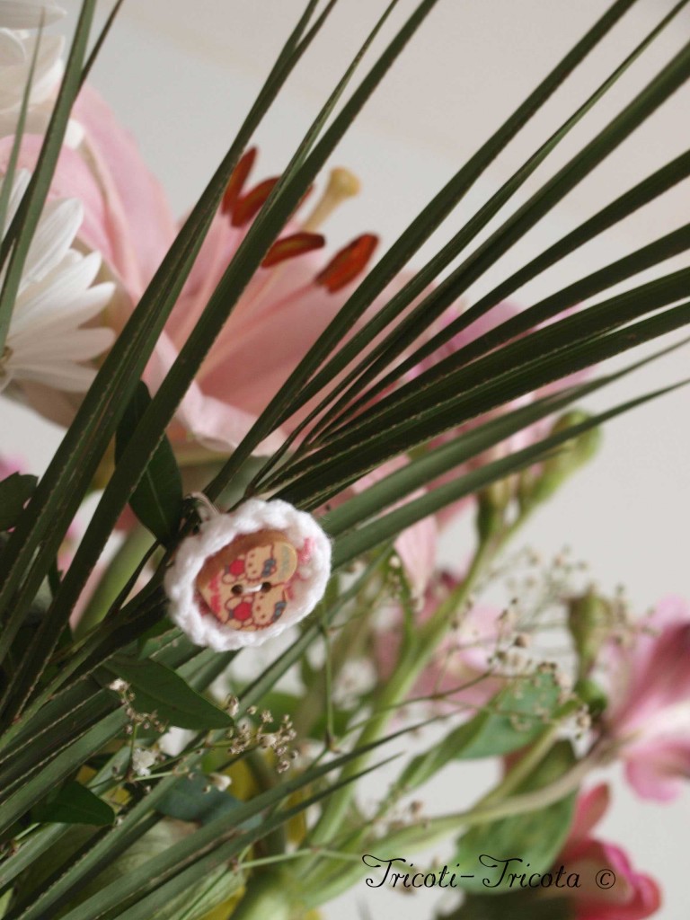 bague petite fille au crochet