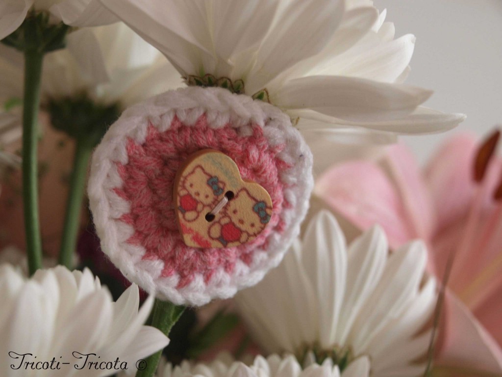 barrette (petite) petite fille au crochet