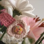 barrette (moyenne) petite fille au crochet