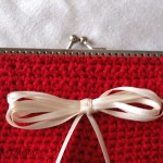 pochette de mariée au crochet