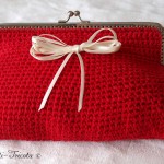 pochette de mariée au crochet