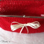 pochette de mariée au crochet