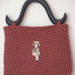 sac Dolls au crochet, rouge garance