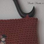 sac Dolls au crochet, rouge garance