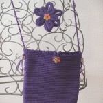 sac crochet et broche tricotin