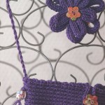 sac crochet et broche tricotin