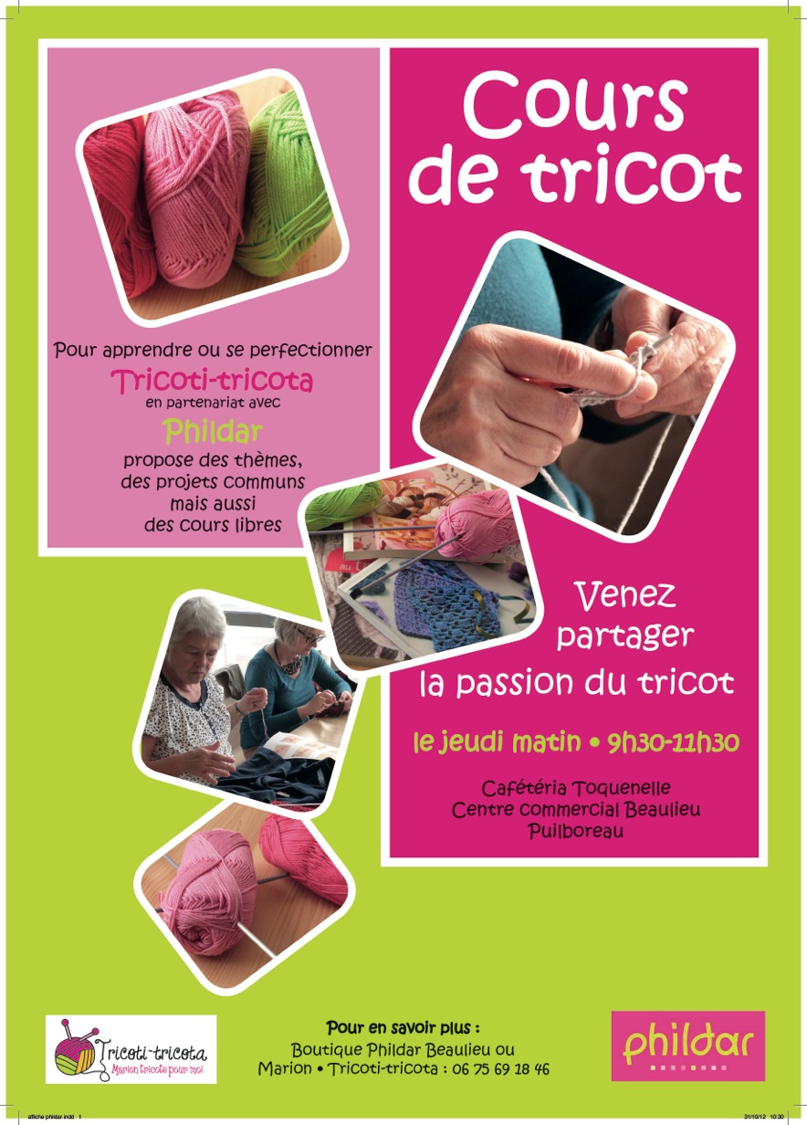 cours de tricot