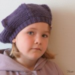 Béret tricoté pour enfant