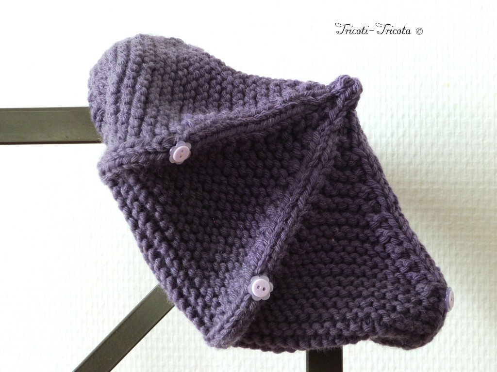 Béret tricoté pour enfant