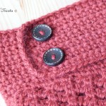 chaussons d'hiver rouges au crochet