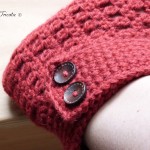 chaussons d'hiver rouges au crochet