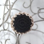 bague au crochet et fil doré