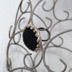 bague au crochet et fil doré